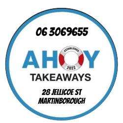 Ahoy Takeaways Martinborough Logo