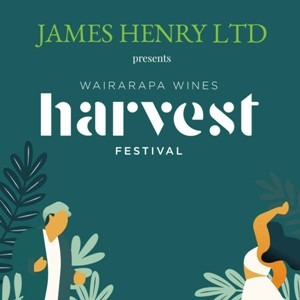 Wairarapa Wines Harvest Festival event logo for wine festival in Wairarapa NZ