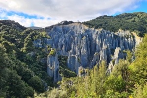 The Putangirua Pinnacles rock formation